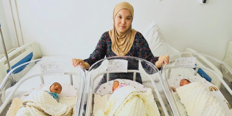 Қызылордада үшем дүниеге келді