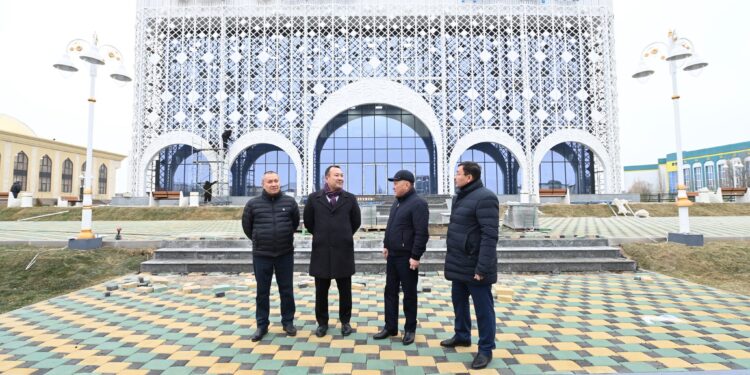 Құрылыс алаңдарындағы жұмыс жалғасуда