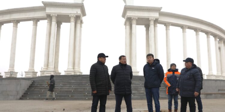 Президент саябағындағы нысандар құрылысы қарқынды жүруде