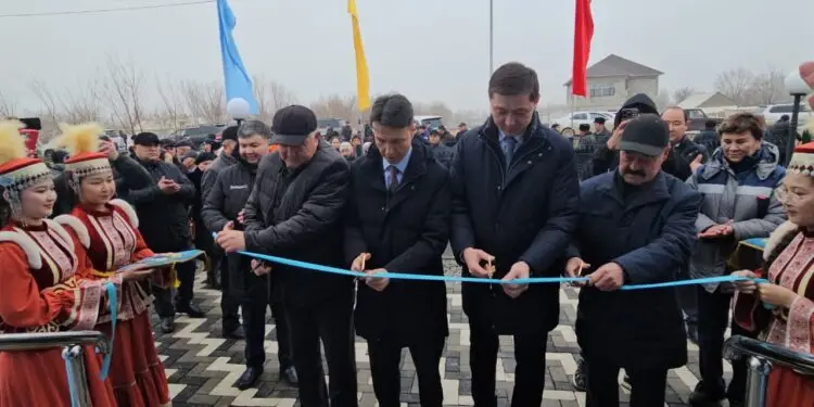 Кейден ауылында жаңа күрес залы пайдалануға берілді