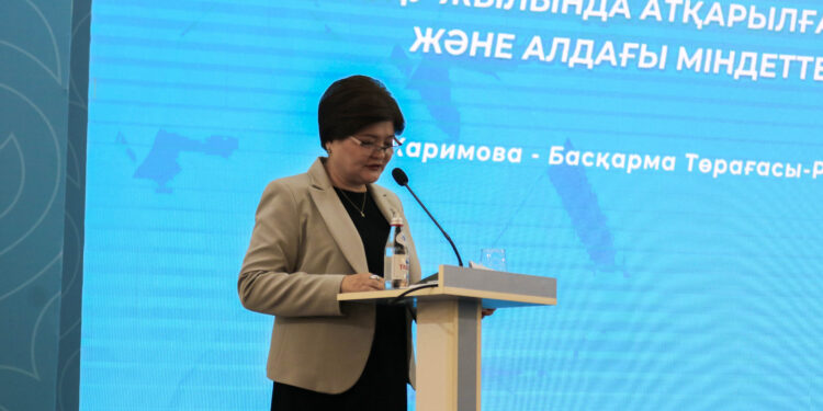 Бейбіткүл Каримоваға облыстың Құрмет грамотасы табысталды