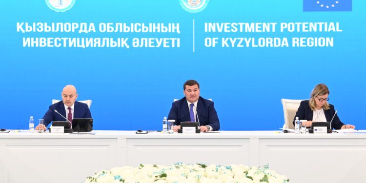 ҚЫЗЫЛОРДА ОБЛЫСЫНЫҢ ИНВЕСТИЦИЯЛЫҚ ӘЛЕУЕТІ ТАЛҚЫЛАНДЫ