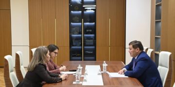 ОБЛЫС ӘКІМІ ОРТАЛЫҚ АЗИЯДАҒЫ ЖӘНЕ ҚАЗАҚСТАНДАҒЫ БҰҰ ӘЙЕЛДЕРІ КООРДИНАЦИЯЛЫҚ КЕҢЕСІНІҢ БАСШЫСЫМЕН КЕЗДЕСТІ