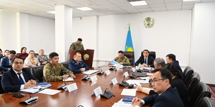 КӨКТЕМГІ ӘСКЕРГЕ ШАҚЫРУ НАУҚАНЫНА ДАЙЫНДЫҚ МӘСЕЛЕЛЕРІ ТАЛҚЫЛАНДЫ