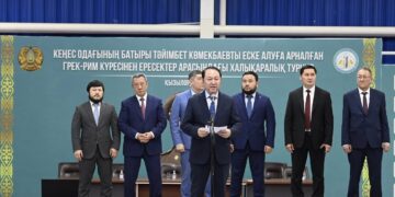 СЫР ӨҢІРІНДЕ ГРЕК-РИМ КҮРЕСІНЕН ЕРЕСЕКТЕР АРАСЫНДАҒЫ ХАЛЫҚАРАЛЫҚ ДОДАНЫҢ АШЫЛУ САЛТАНАТЫ ӨТТІ