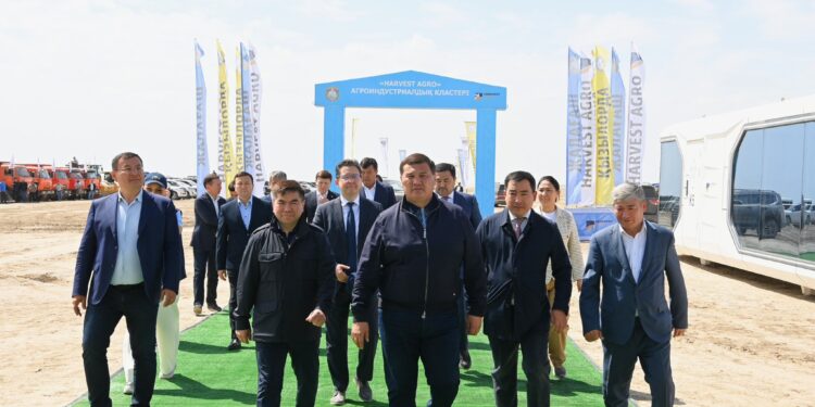 АЙМАҚТА HARVEST AGRO АГРОИНДУСТРИАЛДЫ КЛАСТЕРІН ҚҰРУ ЖОБАСЫНЫҢ БІРІНШІ КЕЗЕҢІ БАСТАЛДЫ