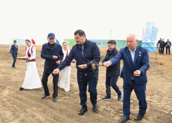 СЫР ӨҢІРІНДЕ ЕГІН АЛҚАБЫНА АЛҒАШҚЫ ДӘН СЕБІЛДІ