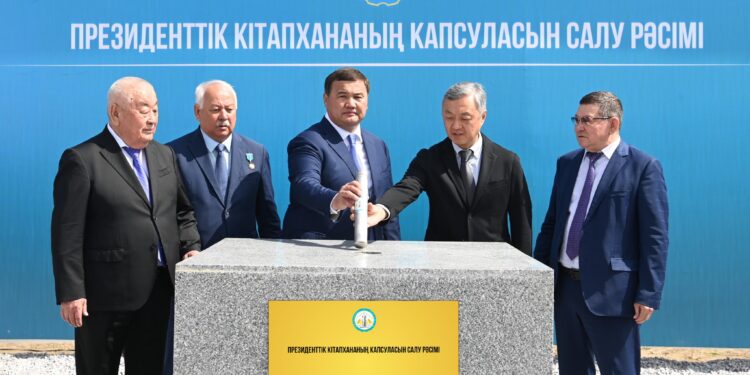 ҚЫЗЫЛОРДАДА ЕЛІМІЗДЕГІ ҮШІНШІ ПРЕЗИДЕНТТІК КІТАПХАНАНЫҢ ІРГЕТАСЫ ҚАЛАНДЫ