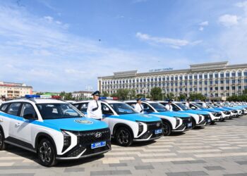 ПОЛИЦИЯ ҚЫЗМЕТКЕРЛЕРІНЕ 94 ҚЫЗМЕТТІК КӨЛІК ТАБЫСТАЛДЫ
